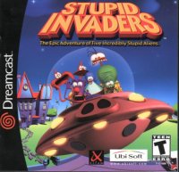 Stupid Invaders PAL Sega Dreamcast PAL box art